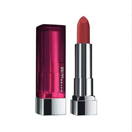 Maybelline New York Color Sensational Creamy Matte Lipstick lasts up to 12 Hours, Hydrate Lips, Rich Creamy Lipstick with Shea Butter, 3.9g