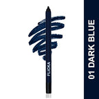 FLiCKA Keep It Bold Kajal | Waterproof, Smudgeproof, Intense Kajal, Long-lasting Formula upto 18hrs, 1.2 g