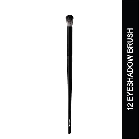 Flicka Eyeshadow Brush For Makeup, Cruelty Free Eyeshadow Blending Brush, Feather Soft Touch, 12 Shadow Brush