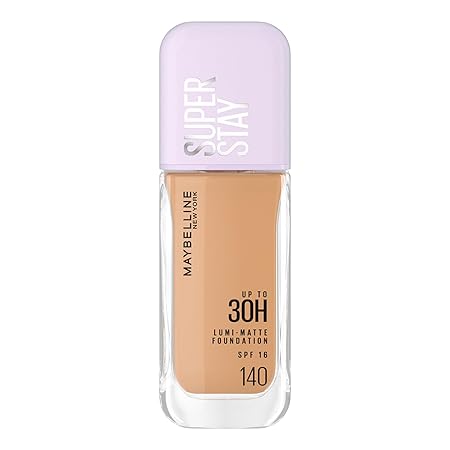 Maybelline New York Super Stay Lumi-Matte Liquid Foundation | UP To 30H Long Wear, Water & Transfer Proof. SuperStay Lumi-Matte Liquid Foundation comes with Non-comedogenic & Vegan Formula | 35ml