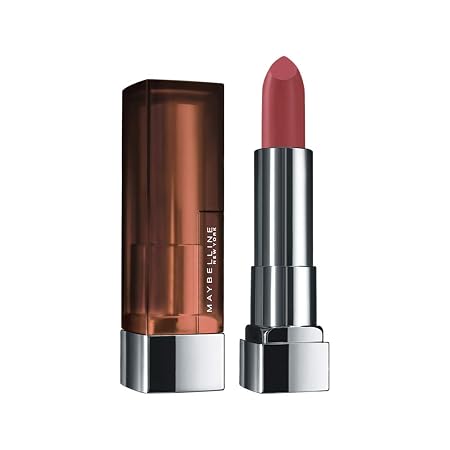 Maybelline New York Color Sensational Creamy Matte Lipstick lasts up to 12 Hours, Hydrate Lips, Rich Creamy Lipstick with Shea Butter, 3.9g