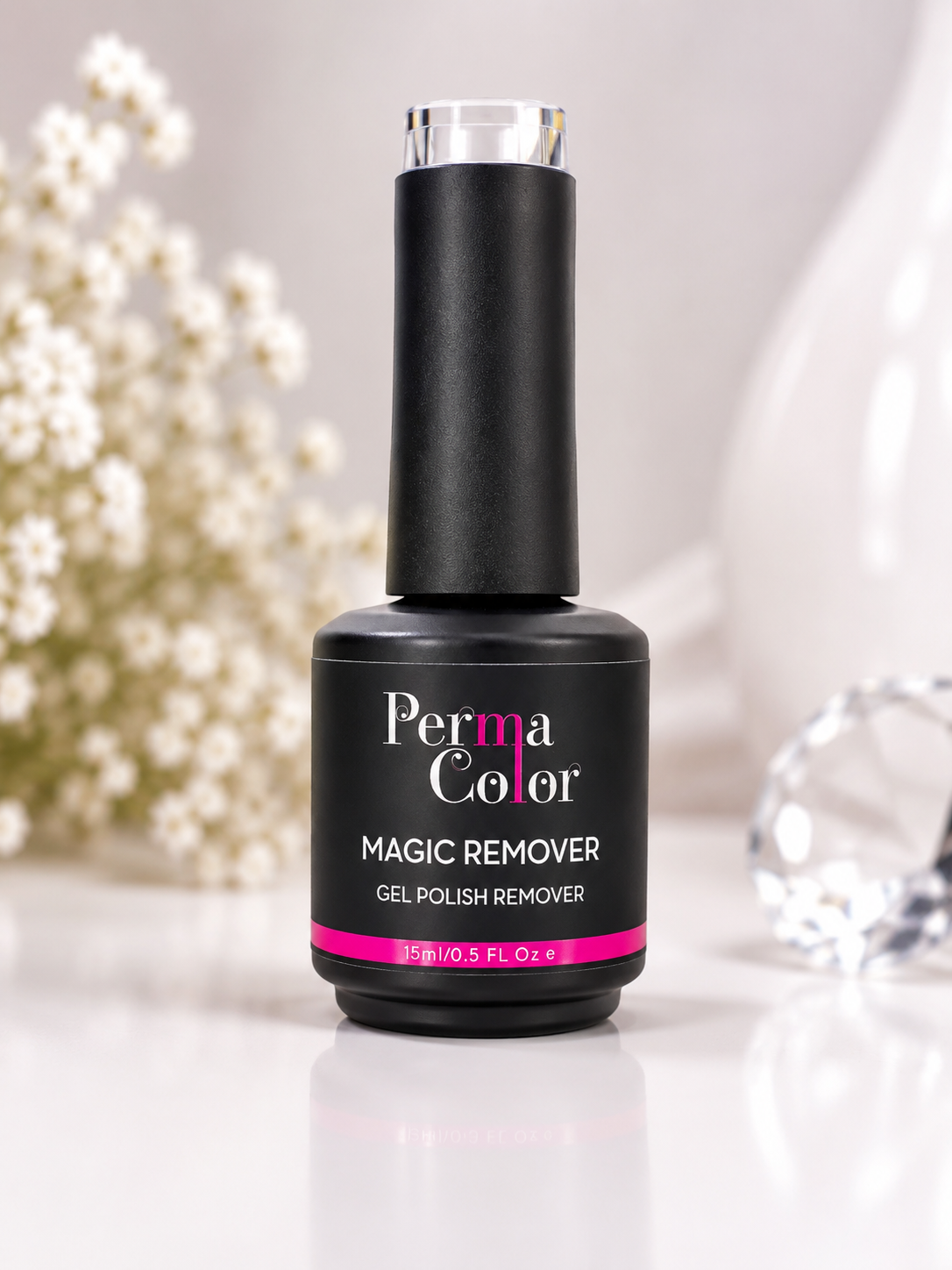 Perma Color Magic Remover,Effortlessly remove perma color gel polish without damaging your nails. 15ml