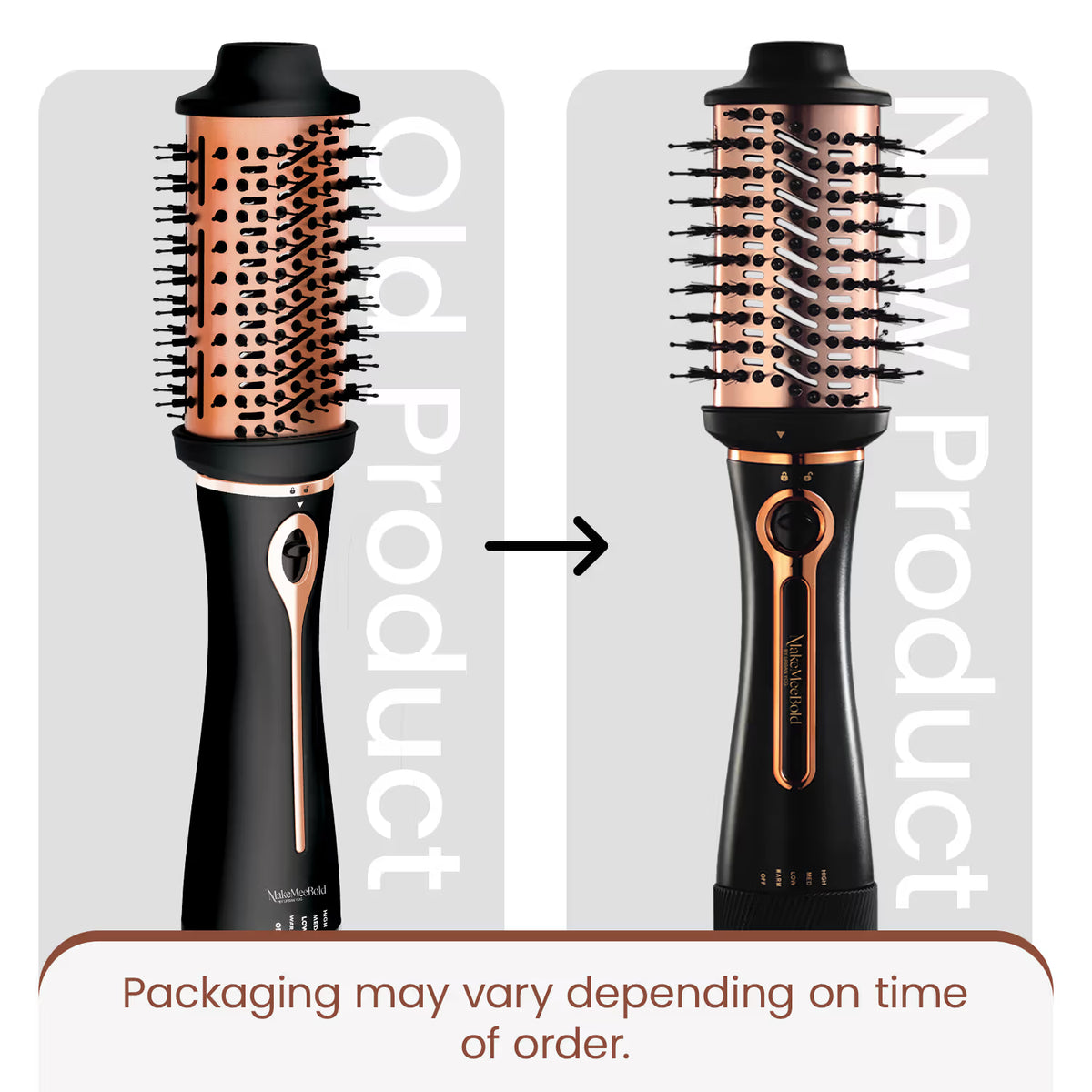 UrbanYog MakeMeeBold Hair Dryer and Volumizer Hot Air 3 in 1 Styling Brush - Rose Gold