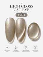Mynk Professional High Gloss Cat Eye for Nails delivers salon-quality shine with a mesmerizing cat eye effect.