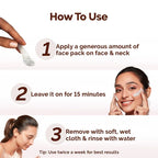 Mamaearth Rice Dewy Bright Face Pack with Rice Water & Niacinamide For Glass Skin - 200 g
