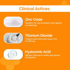 The Derma Co 1% Hyaluronic Acid Tinted Sunscreen Gel.