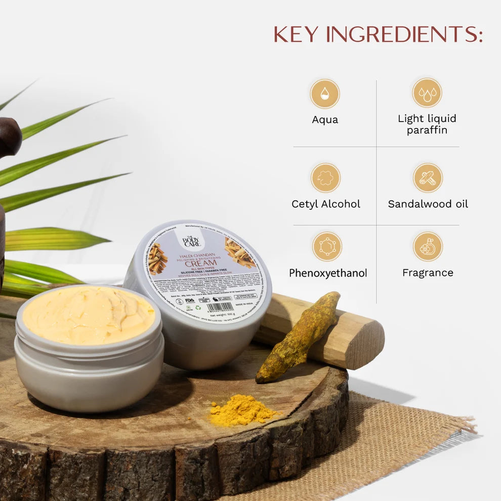 The Body Care Haldi-Chandan Polishing & Brightening Cream 500g