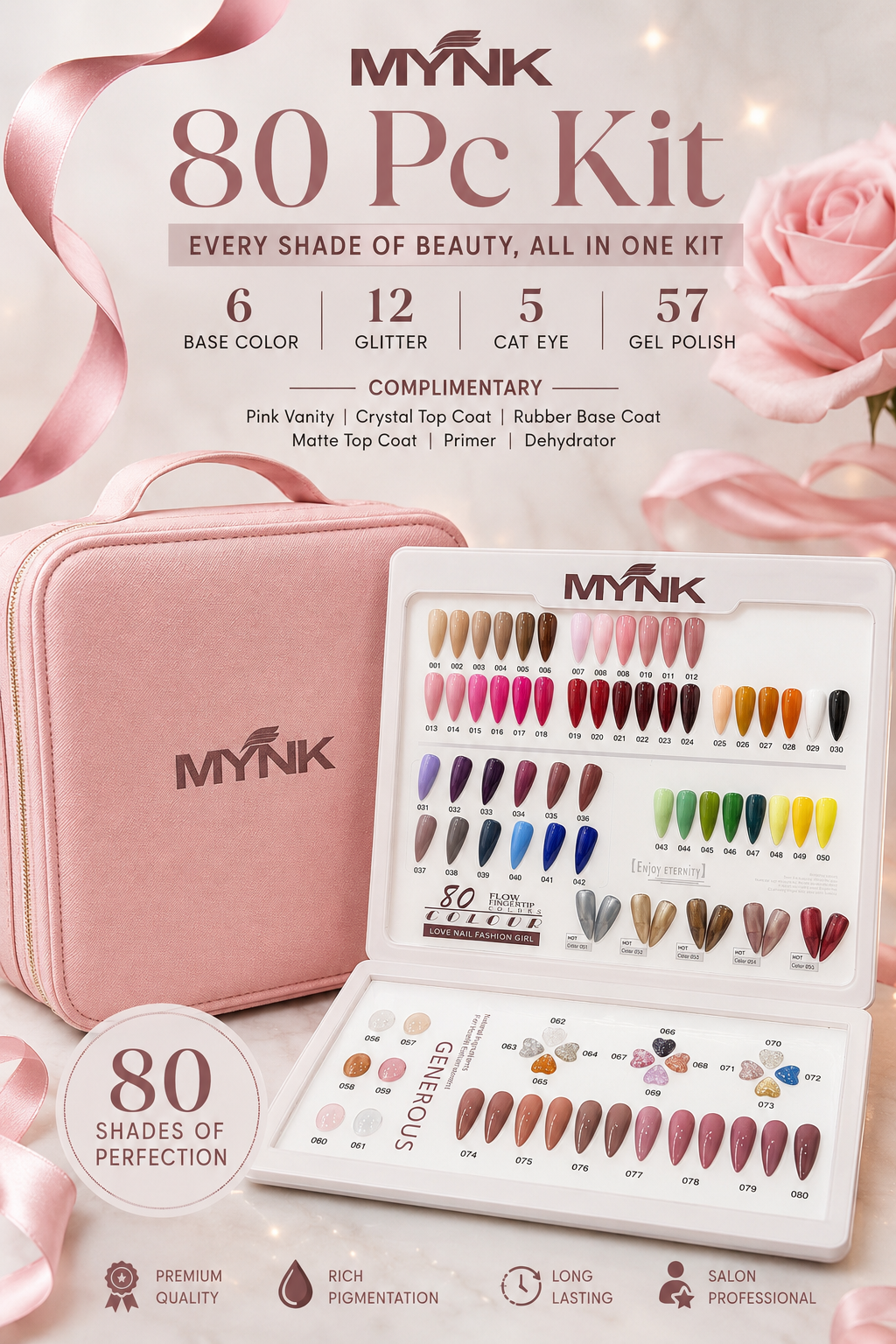 MYNK PROFESSIONAL 80 COLOR KIT