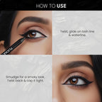 FLiCKA Kohl As Coal Kajal Pencil | Intense Black Waterproof Eyeliner | 24HR Long-Lasting Smudge - Proof Matte Finish | Eye Pencil for Women & Girls | 1.5g