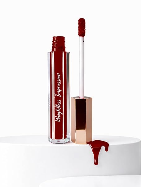FLiCKA Weightless Impression Liquid Lipstick| Enriched With Vitamin E, Matte Finish, Moisturizing, Creaseless Formula 1.6ml