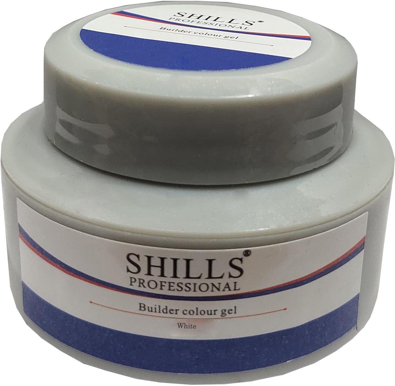 Shills Professional Builder Gel – Hard UV LED Extension Gel for Nail Extensions & Overlay | White, Pink, Nude, Peach, Clear | Thick Self-Leveling Nail Builder Gel (Clear, 30ml)