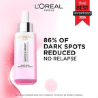 L'OREAL PARIS GLYCOLIC - BRIGHT DARK SPOT BRIGHTENING SERUM | 8% [ MELASYL + GLYCOLIC + NIACINAMIDE ] VISIBLY REDUCES STUBBORN SPOTS : Sun, Age & Post - Acne Spots Tested On Indian Skin 15ml