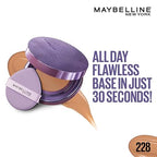 MAYBELLINE NEW YORK SUPER STAY MATTE MAX CUSHION FOUNDATION | UP TO 30H NIACINAMIDE+PANTHENOL TRANSFER PROOF & SWEAT PROOF SPF30 11g