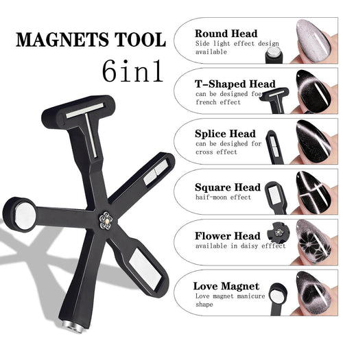 6-in-1 magnetic nail tool.