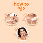 PLUM MANDARIN & VITAMIN C FOAMING FACE WASH GLOW BOOST 110 ml 3.72 fi. oz..