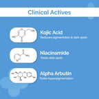 The Derma Co 1% Kojic Acid Face Wash with Niacinamide & Alpha Arbutin For Dark Spots & Pigmentation - 150 ml
