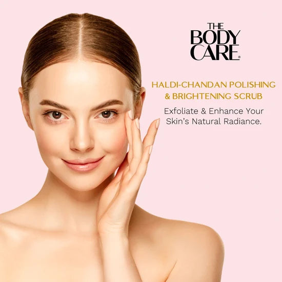 The Body Care Haldi-Chandan Polishing & Brightening Scrub. 500g