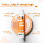 The Derma Co 1% Hyaluronic Sunscreen Aqua Gel.