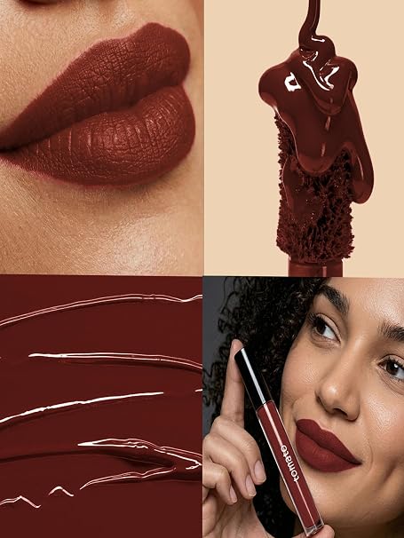 FLiCKA Tomato Liquid Lipstick| Transfer Proof, Smudge Proof, Non-Sticky, Creamy Lightweight Lipstick For Women, 2ml