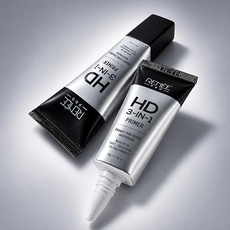 RENEE PRO HD 3-In-1 Primer | Blurs Pores & Fine Lines, Smooths & Moisturizes Skin, Controls Excess Oil | Infused With Sodium Hyaluronate, Vitamin E & SPF 30 | 30g