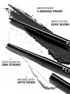 FLiCKA Breathtaking Eyes Twist Kajal Waterproof, Smudge Proof, Longlasting, Dermatologically approved, 0.25g