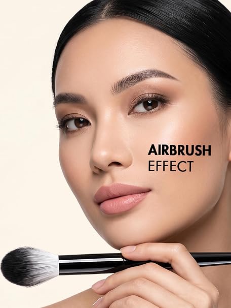 Flicka Concealer Brush For Makeup, Cruelty Free Face Concealer Blending Brush, Feather Soft Touch, 06 Concealer Brush