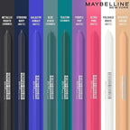 Maybelline New York Tattoo Liner Gel Pencil, Sharpenable Eyeliner, Tealtini Waterproof Eyeliner, 36H Wear, Shimmer finish, 1.2g