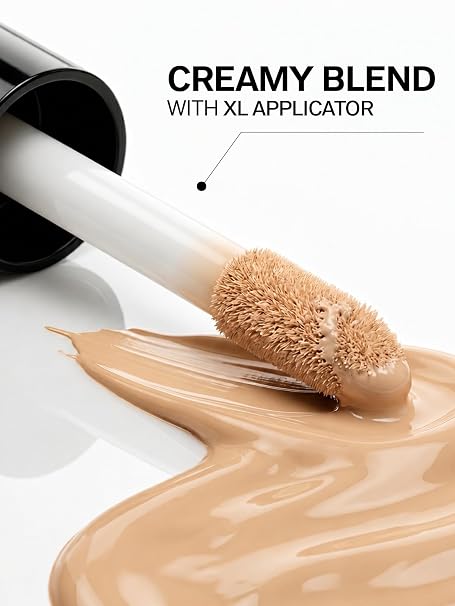 FLiCKA Flaw Fix Liquid Light Weight Natural Concealer With Full Coverage For Women| Contains SPF, Argan & Avacado Oil| Concealer For Face Makeup 4.5 ml