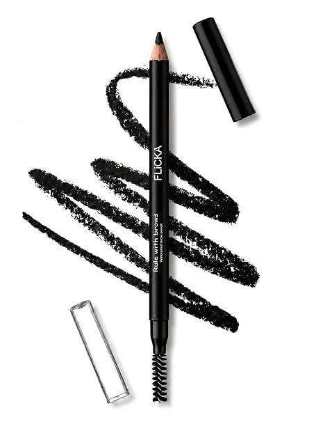 FLiCKA Rule With Brows Eyebrow Pencil, With Spoolie, Long-lasting and Natural-looking Results, Define & Blend Brow Pencil, 1.2g