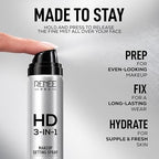 RENEE PRO HD 3-in-1 Long-Lasting Makeup Setting Spray | Preps & Hydrates Skin, Locks Makeup Up To 12 Hours | Water-resistant, Smudge-resistant & Quick-Drying | Infused With Blue Lotus Extracts | 75ml