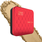 FACES CANADA 3in1 Hydra Matte Compact Powder -  9g | Foundation + Moisturizer + Sunscreen SPF 15 | Mattifying | Controls Oil & Sweat | Conceals Dark Spots & Acne Scars | Buildable Coverage | Lightweight