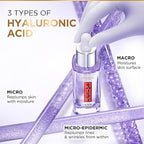 L'Oréal Paris REVITALIFT HYALURONIC ACID] 1.5% HYALURON + MICRO - EPIDERMIC REPLUMPING SERUM | -60% Fine lines