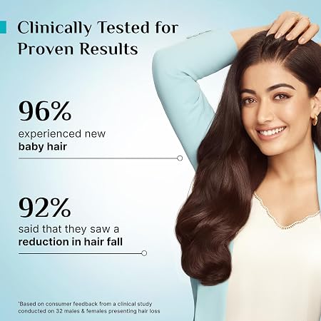 Pilgrim Advanced Hair Growth Serum with 3% Redensyl & 4% AnaGain -50ml New Hair Growth in 28 Days, Korean Black Rice, Rosemary, Reduce Hair Fall, Hair Regrowth, Increase Hair Density, Thicker Hair