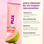 Plix Guava Glow Juicy Cleanser | With Vitamin C & Guava Extract | Hydrates & Brightens Skin | Gently Cleanses | All Skin Types | Dermatologically Tested | 150ml