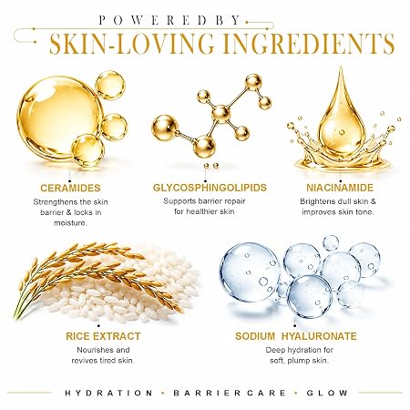 FYC Professional Derma Twist Spiralyze Gel Cream for Face | Deep Hydration & Skin Barrier Repair Moisturizer | With Ceramides, Glycosphingolipids, Niacinamide, Hyaluronic Acid & Alpha Arbutin | Lightweight Glow Gel Cream for All Skin Types