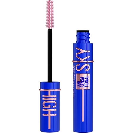 Maybelline New York Lash Sensational Sky High Mascara, Lengthening and Volumizing Mascara With Bamboo Extract & Fibres, Ophthalmologist tested and Waterproof | 6ml