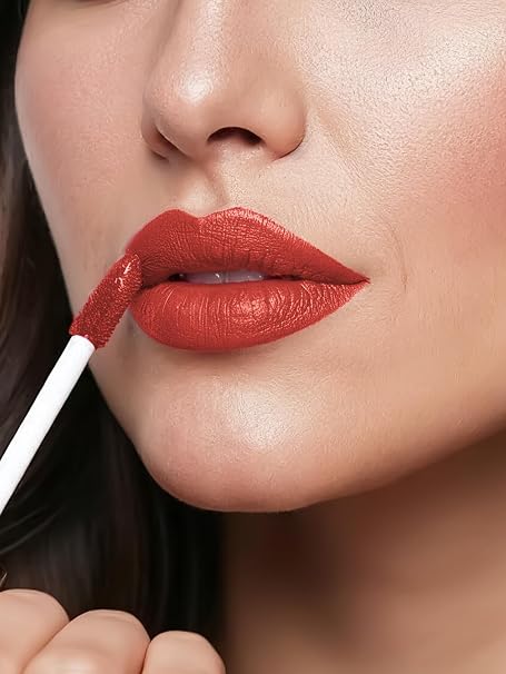 FLiCKA Weightless Impression Liquid Lipstick| Enriched With Vitamin E, Matte Finish, Moisturizing, Creaseless Formula 1.6ml