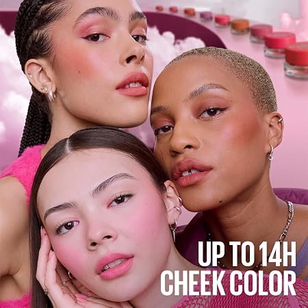 MAYBELLINE NEW YORK CLOUD TOPIA CHEEK & LIP MOUSSE, MOUSSE JOUES & LEVRES 0.17 oz. / 5g