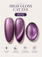 Mynk Professional High Gloss Cat Eye for Nails delivers salon-quality shine with a mesmerizing cat eye effect.