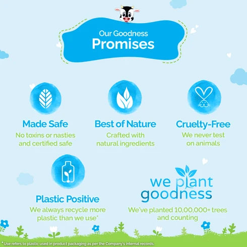 Mamaearth Milky Soft Head to Toe Wash With Oats, Milk, and Calendula for Babies- 400ml