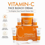 FYC Professional Vitamin C Face Bleach Cream Combo | Skin Brightening Bleach for Women & Men | Reduces Tan, Pigmentation & Dark Spots | Lightens Facial Hair | Pre & Post Bleach Lotion | Suitable for All Skin Types | 270g