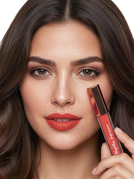 FLiCKA Weightless Impression Liquid Lipstick| Enriched With Vitamin E, Matte Finish, Moisturizing, Creaseless Formula 1.6ml