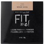 Maybelline New York Fit Me Loose Finishing Powder, Silky and Lightweight, Natural-looking skin, Quick blendable skin-friendly flawless makeup Loose Powder | 20 g 0.7 OZ