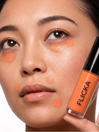 FLiCKA Flaw Fix Colour Corrector, Hydrating & Long-Lasting Colour Corrector, Vegan & Cruelty-Free, Orange Colour 4.5ml