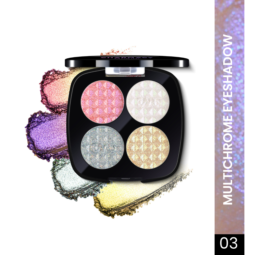 Charmacy Milano CMC Insane Quad Eyeshadow Palette -4-in-1 Multichrome Eye Palette