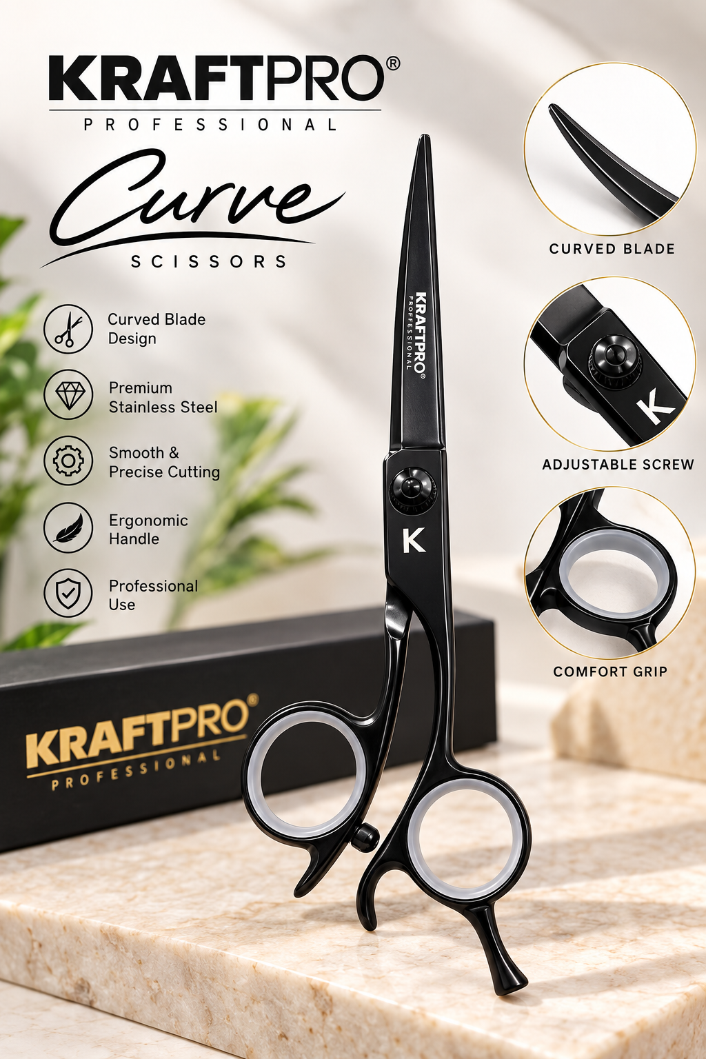 KraftPro Curve Scissor.