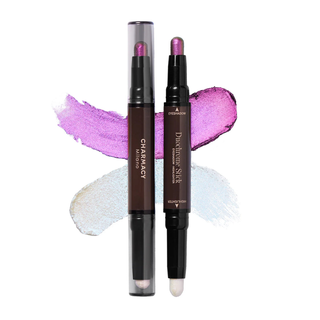 Charmacy Milano Zodiac Eyeshadow Stick - #906 Gemini, Dual-Ended, Highly Pigmented & Duochrome Eyeshadow, Enriched with Cacao Seed Butter, 1.8 Gms