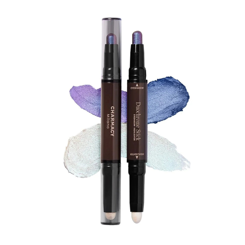 Charmacy Milano Zodiac Eyeshadow Stick - #906 Gemini, Dual-Ended, Highly Pigmented & Duochrome Eyeshadow, Enriched with Cacao Seed Butter, 1.8 Gms