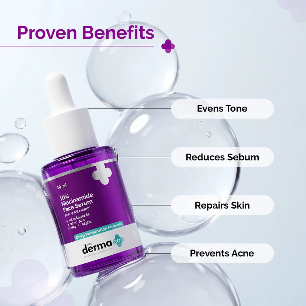 The Derma Co 10% Niacinamide Face Serum with 2% Zinc PCA - 30ml