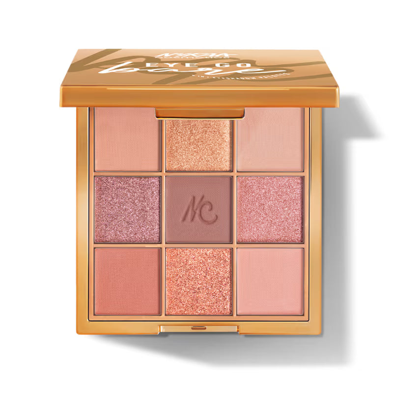 Nykaa Cosmetics 9 in 1 Highly Blendable Eyeshadow Palette - Eye Go Bare (9g)